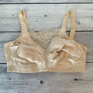Trulife Naturalwear Mastectomy Bra Womens 34D Nude Cami Style‎ Wireless 4019